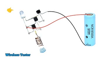 How To Make Wireless 🛜 Tester Circuit Using BC547 Resistor (AC Voltage Tester Circuit)