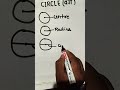 Circle # part of circle # 👍👍👍👍