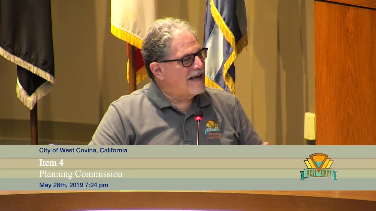 City of West Covina May 28, 2019 Planning Commission Meeting YouTube
