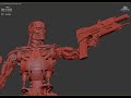 Terminator T-800 Salvation 3D Print Model