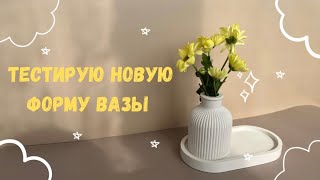 Ваза и поднос своими руками | тестирую гипс скульптор | новая форма