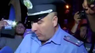 Подполковник ГАИ Киева Тищенко напал на журналиста 5 го канала