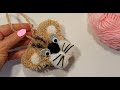 МИЛАШКА ТИГРЁНОК ИЗ ПОМПОНОВ! DIY ЛЕГКО. КРАСИВО.БЫСТРО рукоделие.поделки.своими руками из пряжи)