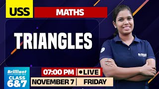 TRIANGLES | MATHS | Class 7 USS | NOV 7