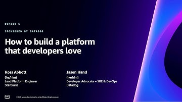 AWS re:Invent 2023 - How to build a platform that developers love (DOP219)