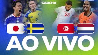JAPÃO 1x1 SUÉCIA | TUNÍSIA 1x3 HOLANDA | GRUPO F - COPA DO MUNDO | 25/06/2026