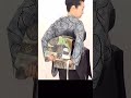 究極に簡単‼️結ばない!紐も使わない!二重太鼓の結び方(*^-^*) #short #帯結び #着付け #二重太鼓