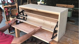 Amazing Smart Gadget Interior Design Plan // How To Build The Most Modern Shoe Cabinet In 2020 -DIY!