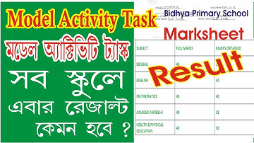 model activity task  result  2021 l model activity task Marksheet l class 1 class 4 class 5 class 3