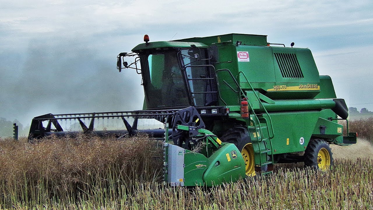 ㋡Żniwa 2017|| Rzepak || John Deere 1450 WTS||Michaloczek 85a☆