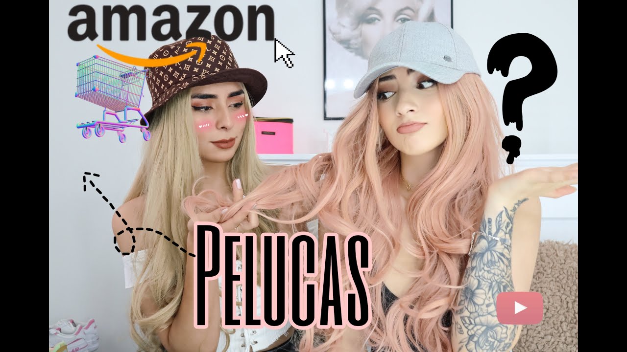 PROBANDO PELUCAS DE AMAZON│KIMVLOGS