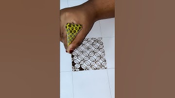 Two different types of grids in mehndi | Henna for Beginners #hennashorts #shorts