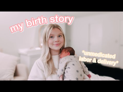 MY BIRTH STORY | Unplanned Unmedicated Labor & Delivery of Second Baby at 17