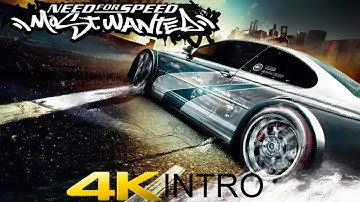 NEED FOR SPEED MOST WANTED HD Walkthrough Gameplay Part 1 INTRO 4K (PC) No Commentary