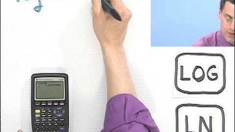 Evaluating Common Logs and Natural Logs Using a Calculator