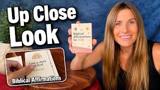 Up Close Look at Biblical Affirmation Cards for Kids