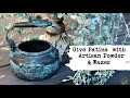 Give Patina to homedecor with Artisan Powder and Waxes