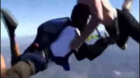 Guy jumps out of airplane without a parachute