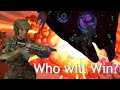 Halo battle - Marines VS. Hunter