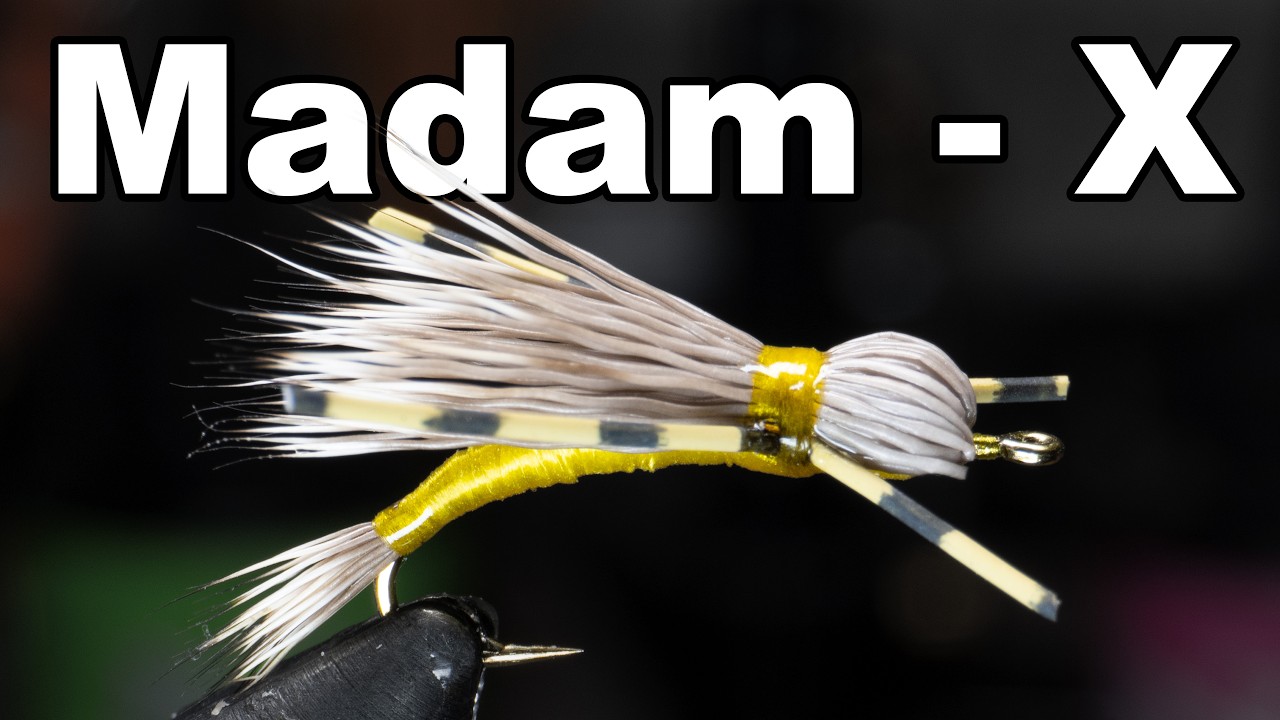 Madam X - Adult Stonefly or Hopper - Fly Tying Tutorial - McFly Angler