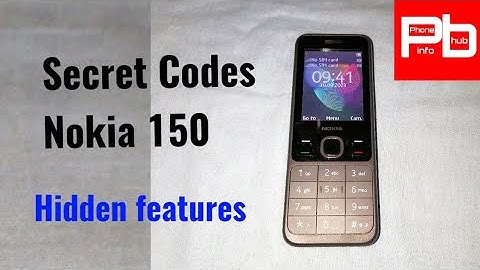 How to Use Secret Codes in Nokia 150 - Hidden features @phoneinfohub9116
