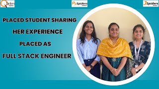 Student Placement Story as FULL STACK ENGINEER | QJSpiders |Tirupati
