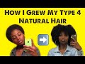 How I Grew Out My Natural Hair 😍