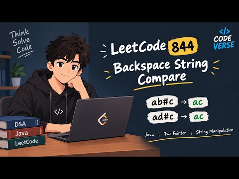 LeetCode 844: Backspace String Compare Explained in Java 🚀