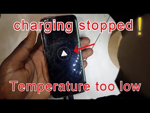 How to fix Samsung S8 charging error temperature too low charging stopped