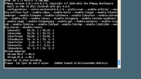 Linux desktop video and audio capture.