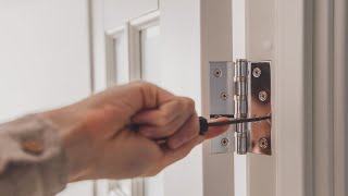 How to Rehang a Door in Under 1 Minute