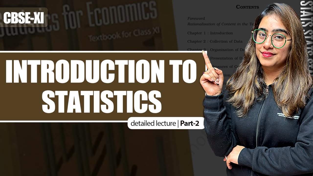 Introduction to statistics class 11 cbse meaning of statistics and