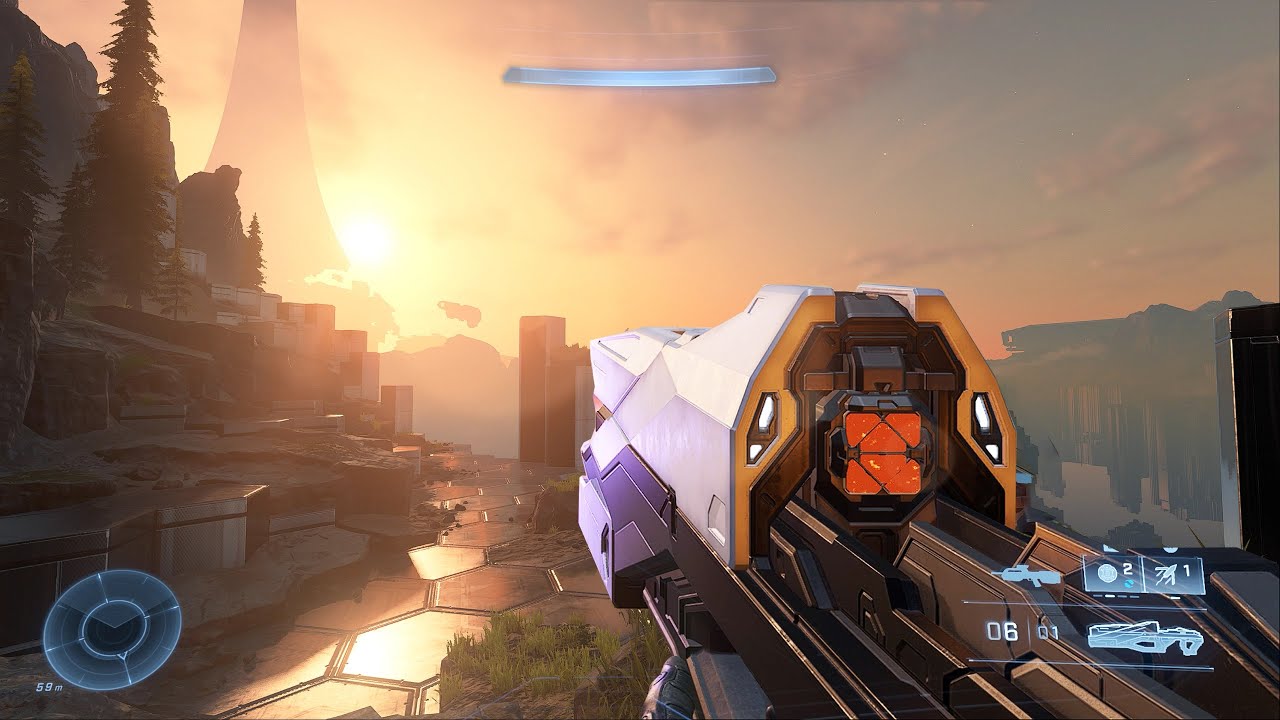 The Backdraft Cindershot in Halo Infinite Pops... - YouTube