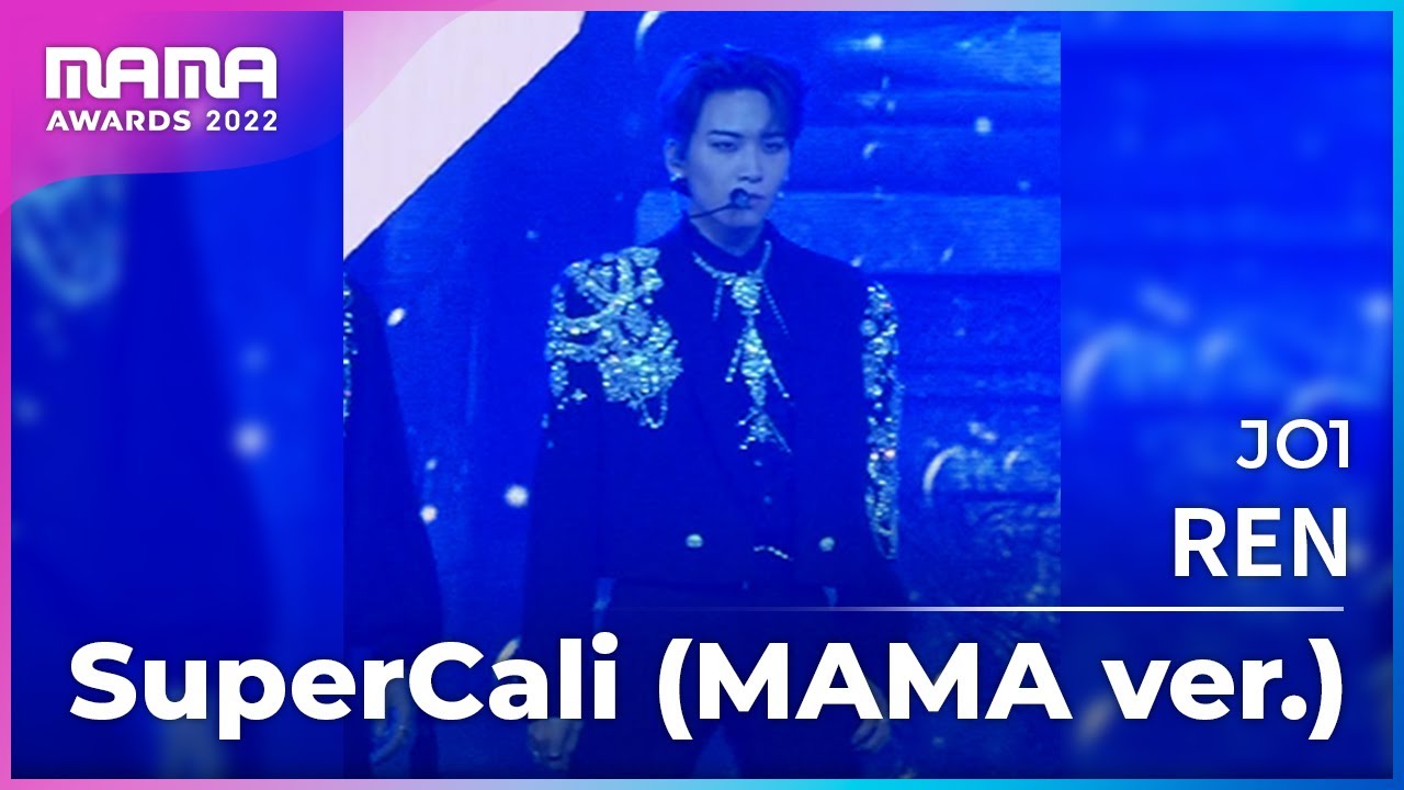[Plus Cam] REN (카와시리 렌)│JO1(제이오원) - SuperCali (MAMA ver.)│@2022 MAMA AWARDS