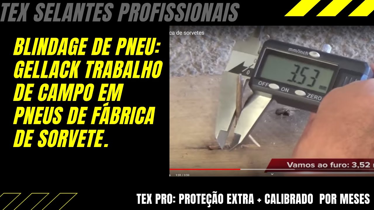 Vídeo: Gellak - Blindando pneus da fábrica de sorvetes