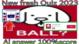 Easy English Test Quiz Answer 100%score |  Quiz UNIVERSE screenshot 3