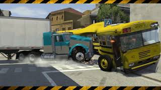 ЖУТКИЕ АВАРИИ ГРУЗОВИКОВ | TERRIBLE TRUCK CRASHES BeamNG drive