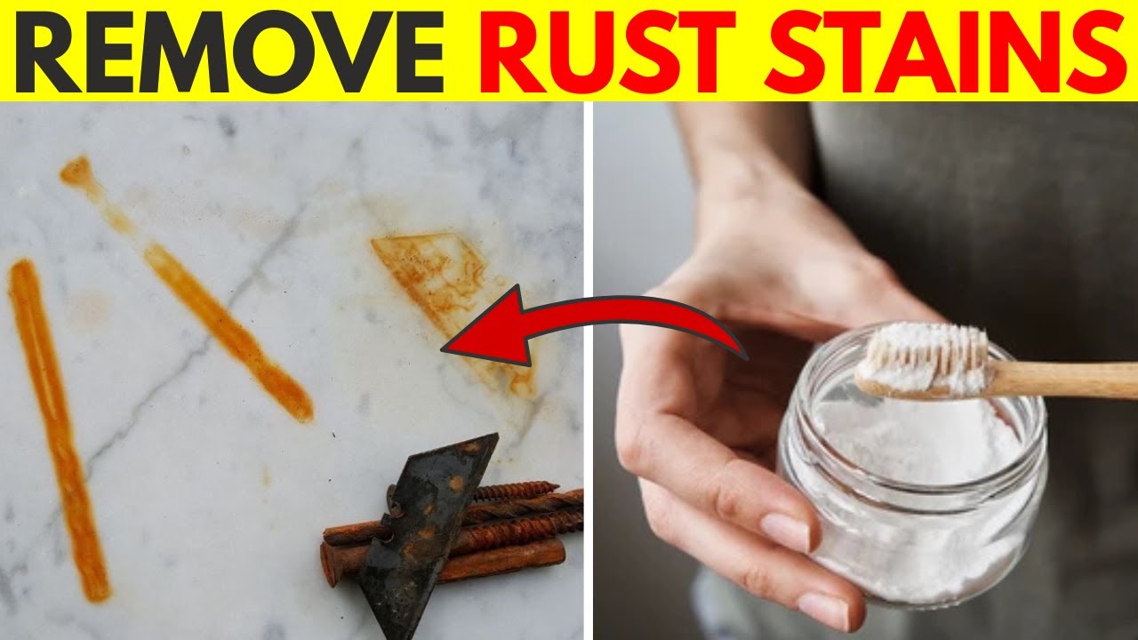 How to Remove Rust Stains from Tiles Home Remedies - YouTube
