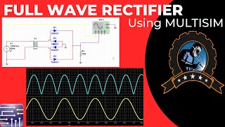 To Study the FULL WAVE RECTIFIER using MULTISIM //Electronics Device BTECH 2nd semester practical