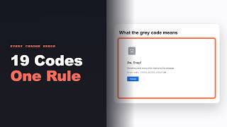 Every Chrome Error Code, Explained and Fixed