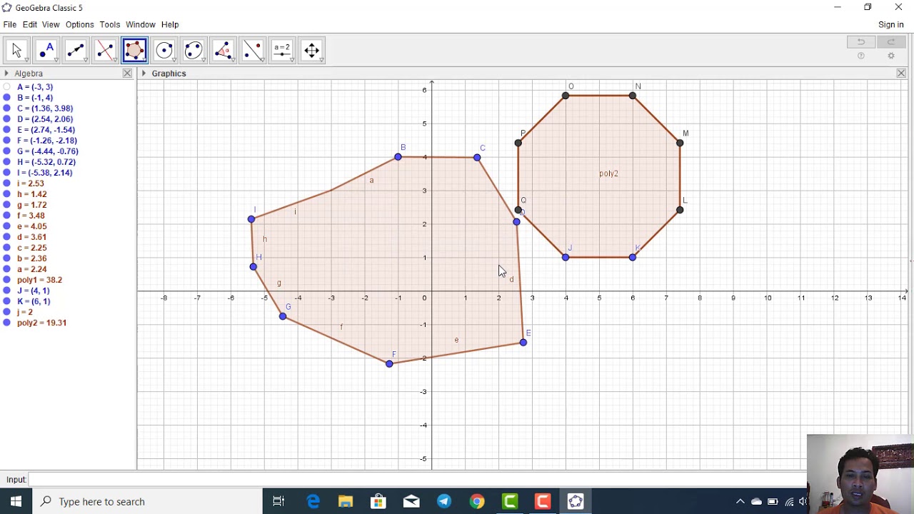 How to draw line ,circle and polygon - YouTube