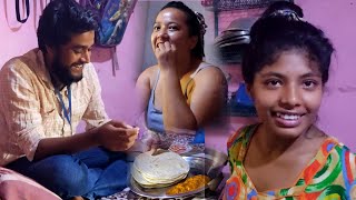 Himesh Megha Dinner At Urmila's House ROTI & Chicken / Himesh Neaupane Megha kc
