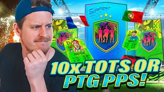 EURO PLAYER PICKS?! 10X TOTS OR PTG PLAYER PICKS! FIFA 21 Ultimate Team