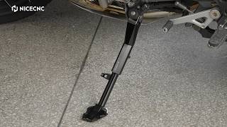 How to Install Adjustable Side Stand Kickstand For BMW R 1200 1250 GS Adventure