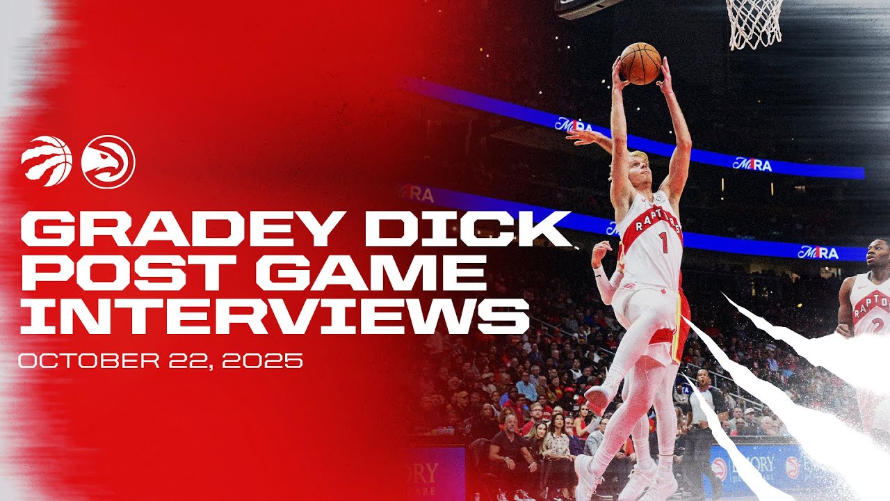 Gradey Dick | Post Game vs. Hawks | October 22, 2025