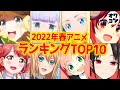 【覇権】春アニメランキング2022【ベスト10】