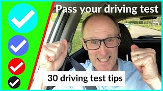 How to pass your driving test first time