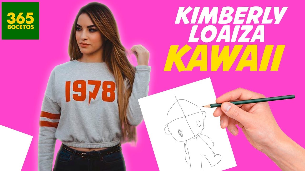 COMO DIBUJAR A KIMBERLY LOAIZA KAWAII - Aprende a dibujar Kiberly