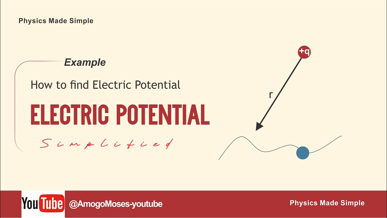 HOW TO FIND ELECTRIC POTENTIAL