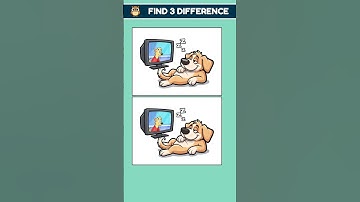 Can You Spot the 3 Differences? 🔍 Only 1% Can!